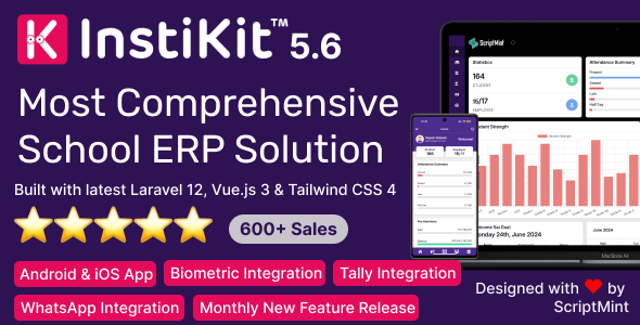 InstiKit School - School Management System & School ERP - CodeCanyon Item for Sale