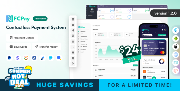 NFCPay - Contactless Payment System Full Solution - CodeCanyon Item for Sale