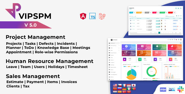 VipsPM - Project Management Suite - CodeCanyon Item for Sale