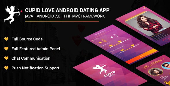 Cupid Love Dating Android Native Application - CodeCanyon Item for Sale