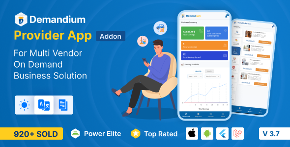 Demandium - Provider App - CodeCanyon Item for Sale