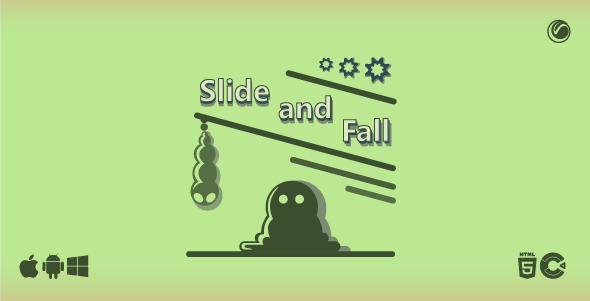 Slide and Fall | HTML5 Game Template - CodeCanyon Item for Sale