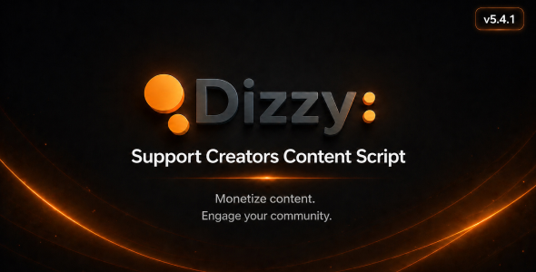 dizzy - Support Creators Content Script - CodeCanyon Item for Sale