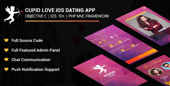 Cupid love iOS Native Application - CodeCanyon Item for Sale