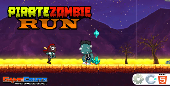 Pirate Zombie Run | Construct Game - CodeCanyon Item for Sale