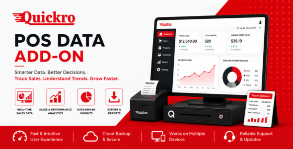 Quickro POS Data Admin Add-on - CodeCanyon Item for Sale