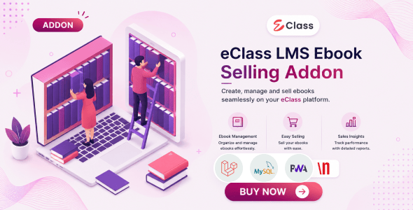 eClass LMS Ebook Selling Addon - CodeCanyon Item for Sale