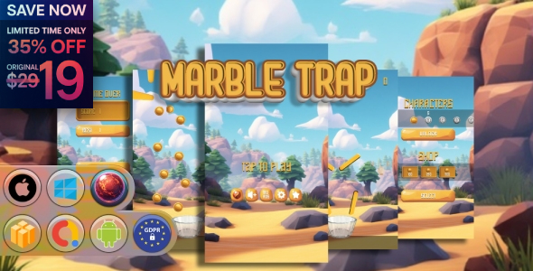 Marble Trap Game Template - CodeCanyon Item for Sale