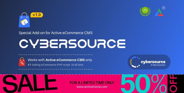Active eCommerce Cybersource Add-on - CodeCanyon Item for Sale