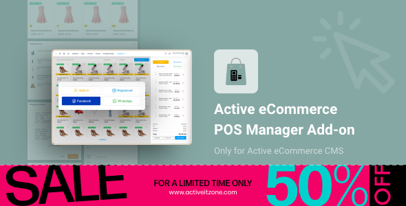 Active eCommerce POS Manager Add-on - CodeCanyon Item for Sale