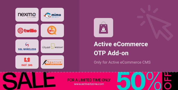 Active eCommerce OTP Add-on - CodeCanyon Item for Sale