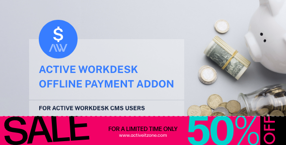 Active Workdesk Offline Payment Add-on - CodeCanyon Item for Sale