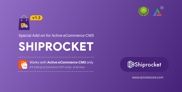 Active eCommerce Shiprocket Add-on - CodeCanyon Item for Sale