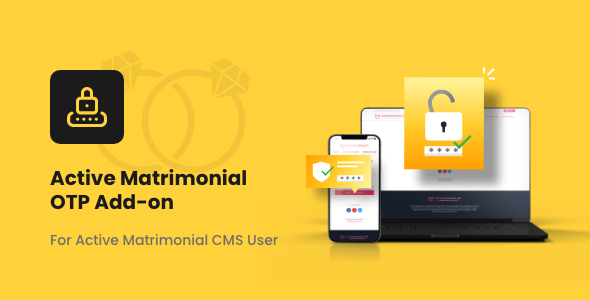Active Matrimonial OTP add-on - CodeCanyon Item for Sale