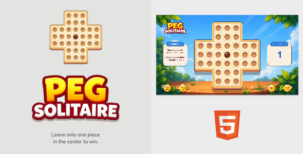 Peg Solitaire | HTML5 Game - CodeCanyon Item for Sale