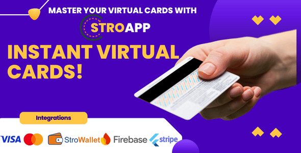 StroApp | Virtual Card Backend and Flutter Admin - CodeCanyon Item for Sale