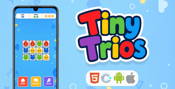 Tiny Trios | Construct 3 Game - CodeCanyon Item for Sale