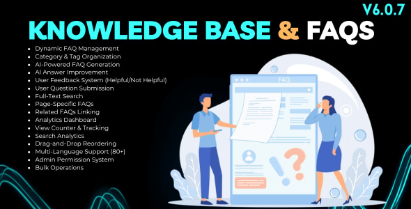 FAQ System for Bicrypto - Knowledge Base, AI-Powered Content & User Feedback Addon - CodeCanyon Item for Sale