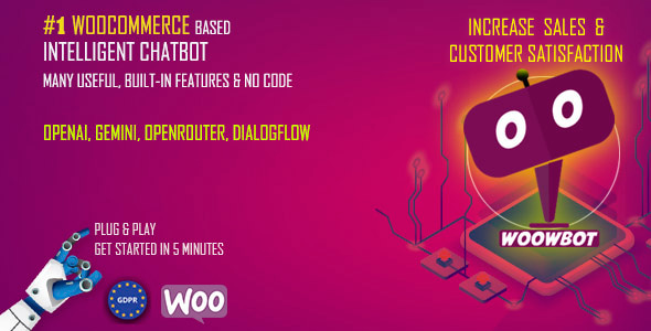 AI ChatBot for WooCommerce with ChatGPT, Retargeting, Exit Intent - CodeCanyon Item for Sale