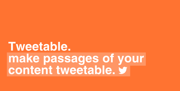 Tweetable - CodeCanyon Item for Sale