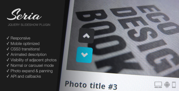 Seria - jQuery Slideshow Plugin - CodeCanyon Item for Sale