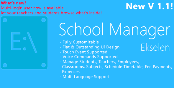 Ekselen - School Management System - CodeCanyon Item for Sale
