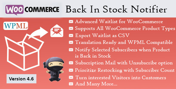 Back In Stock Notifier - WooCommerce Waitlist Pro - CodeCanyon Item for Sale