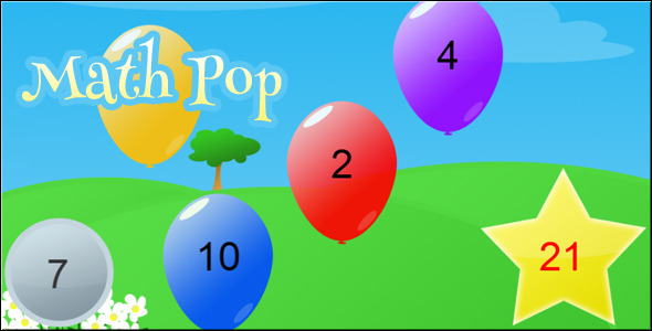 Math Pop - HTML5 Math Game - CodeCanyon Item for Sale