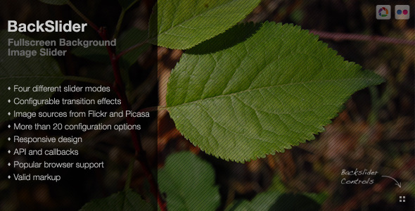 Backslider - Fullscreen Background Image Slider - CodeCanyon Item for Sale
