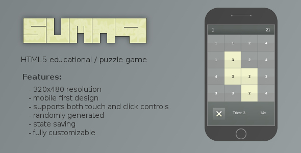 Sumagi - Educational Puzzle Game - CodeCanyon Item for Sale