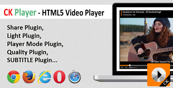 CK Player - HTML5 Video Player - CodeCanyon Item for Sale