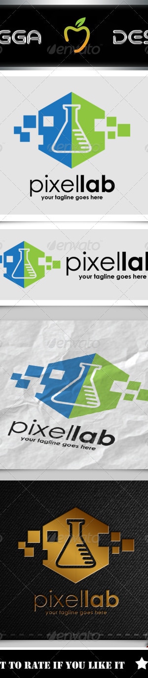 Pixel Lab Logo, Logo Templates | GraphicRiver