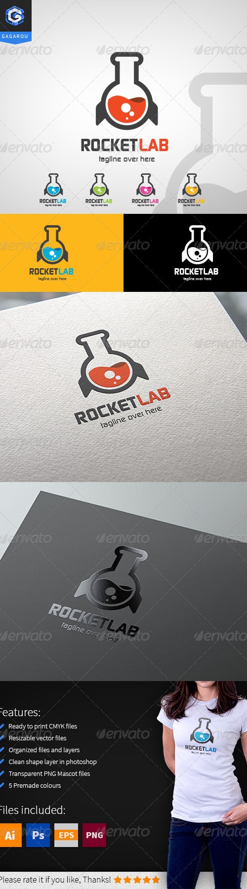 Rocket Lab logo, Logo Templates | GraphicRiver