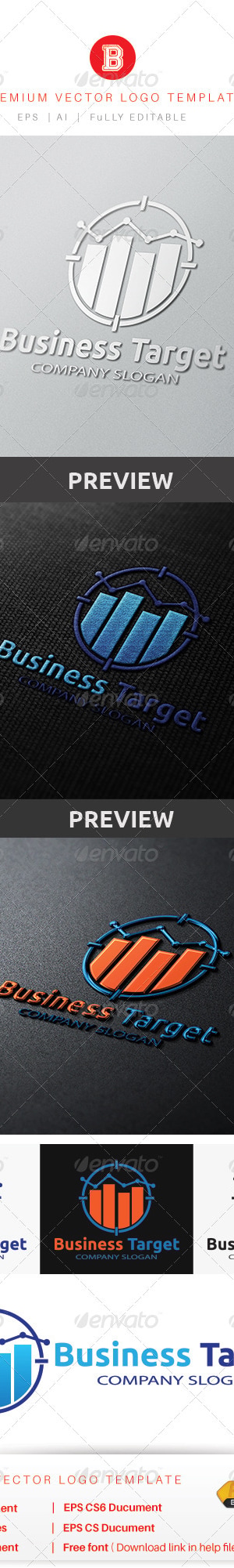 Business Target, Logo Templates | GraphicRiver