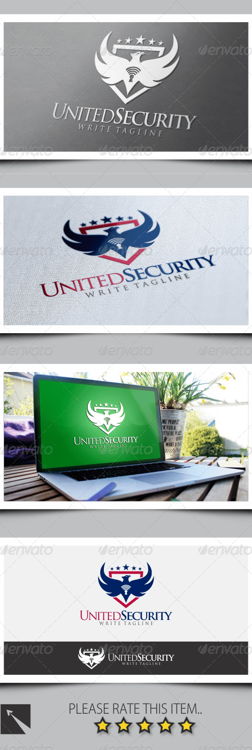 United Security Logo Template, Logo Templates | GraphicRiver