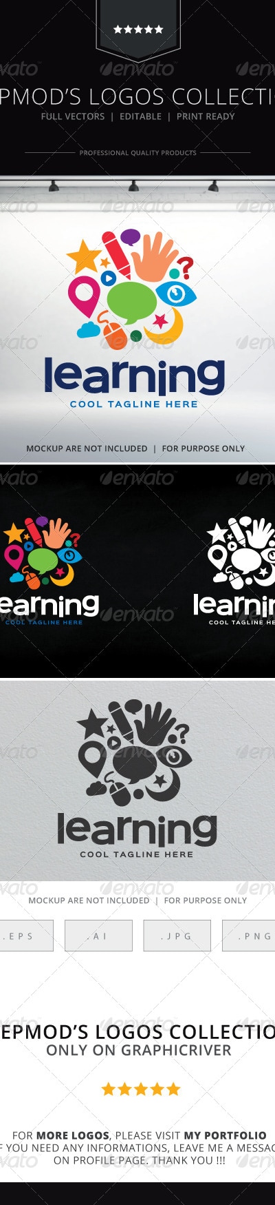 Learning Logo, Logo Templates | GraphicRiver