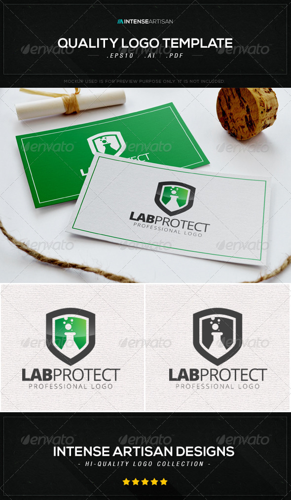 Lab Protect Logo Template, Logo Templates | GraphicRiver