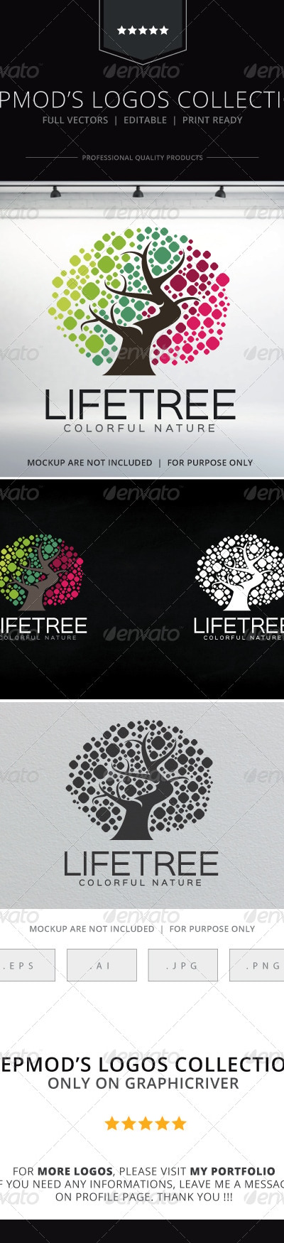 Life Tree Logo, Logo Templates | GraphicRiver