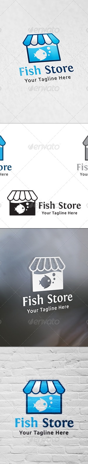 Fish Store - Logo Template, Logo Templates | GraphicRiver