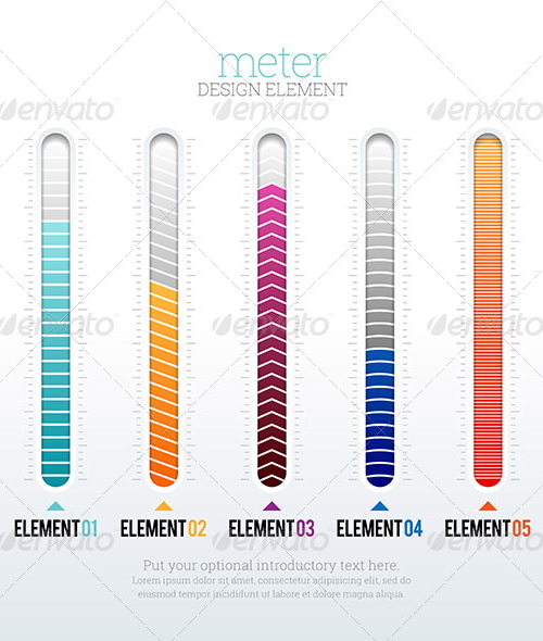 Meter Design Element, Vectors | GraphicRiver