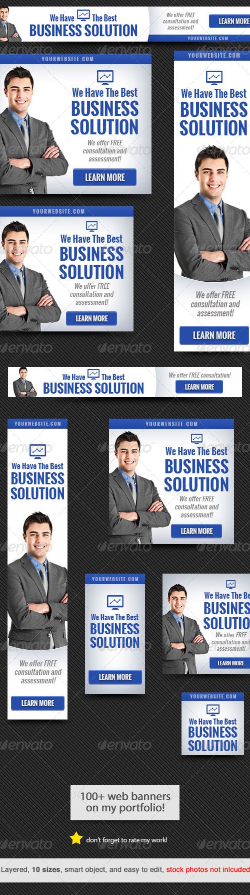 Corporate Web Banner Design Template 49, Web Elements | GraphicRiver