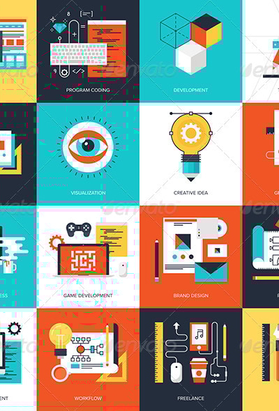 Design and Development., Icons | GraphicRiver
