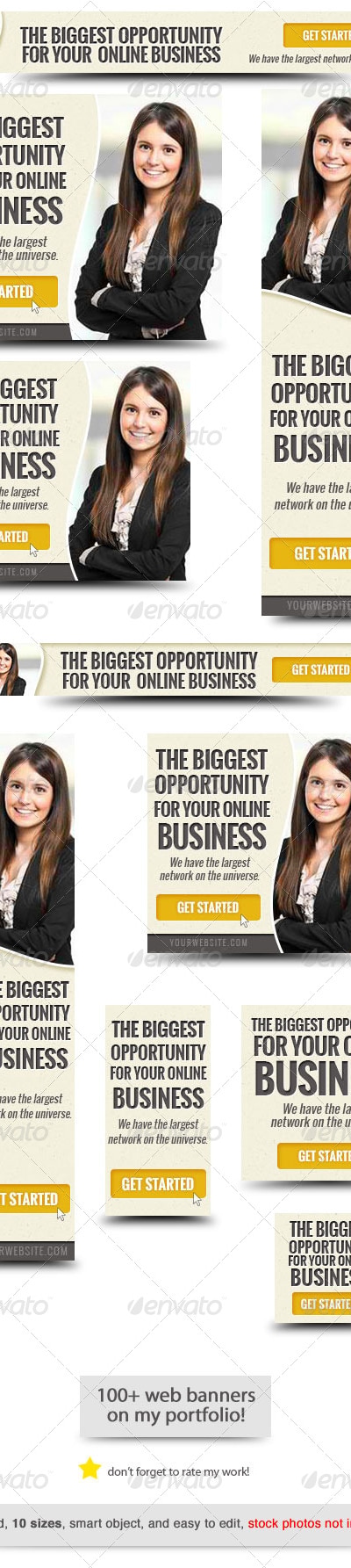Corporate Web Banner Design Template 50, Web Elements | GraphicRiver