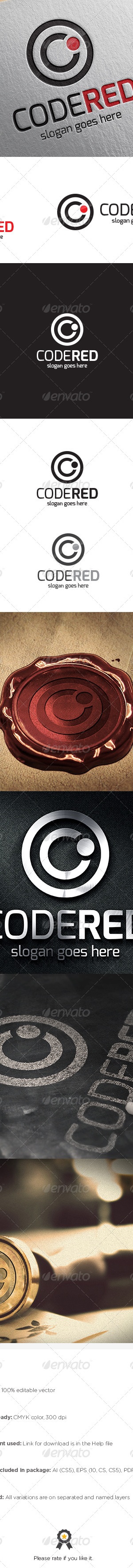 Code Red Logo, Logo Templates | GraphicRiver