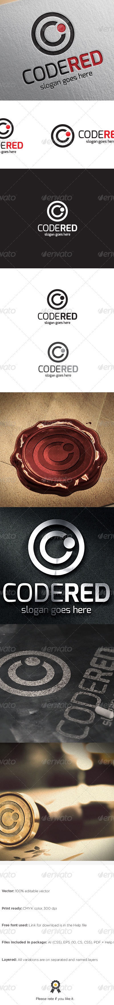 Code Red Logo, Logo Templates | GraphicRiver