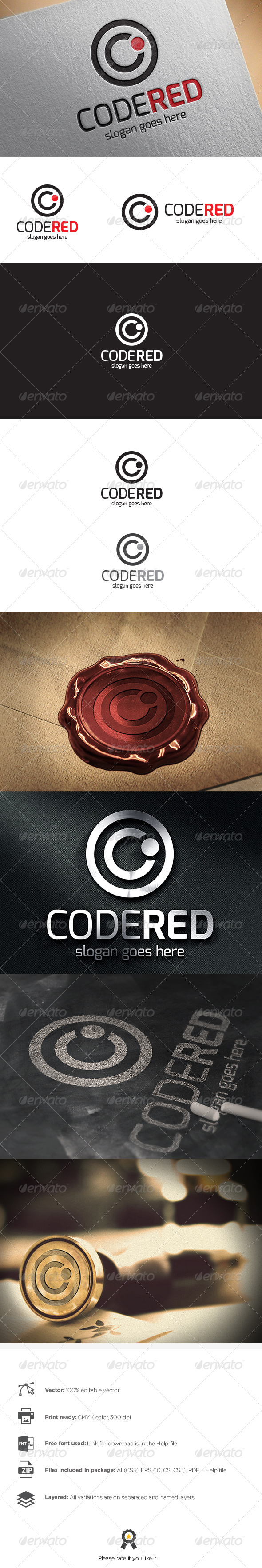 Code Red Logo, Logo Templates | GraphicRiver