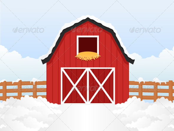 Barn, Vectors | GraphicRiver