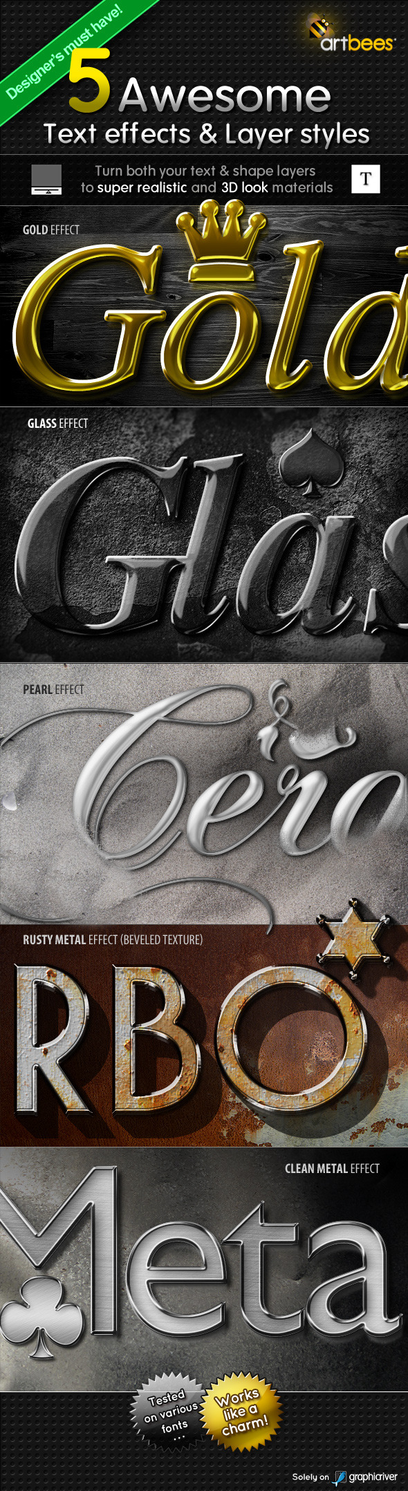 5 Text Effects & Layer Styles, Add-ons | GraphicRiver