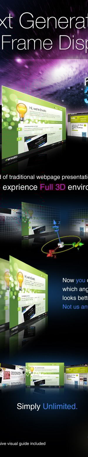 3D Frame Generator - Full 3D, Add-ons | GraphicRiver