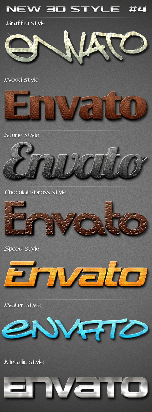 New 3D Text Style 4, Add-ons | GraphicRiver